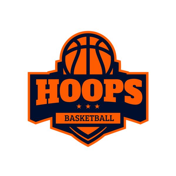 Hoops Basketball logo template 03 Thumbnail